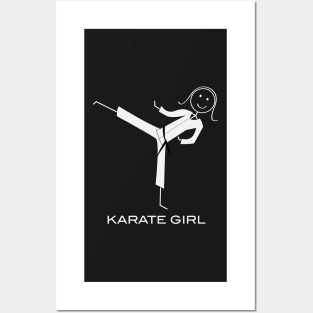 Funny Womens Black Belt Karate Posters and Art